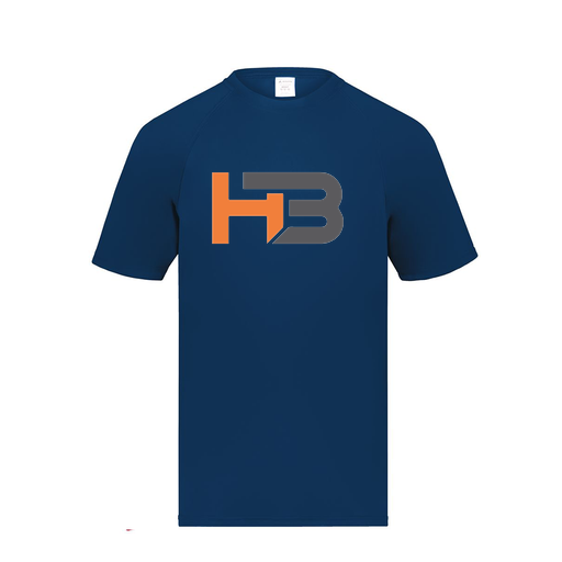[2790.065.S-LOGO1] Men's Smooth Sport T-Shirt (Adult S, Navy, Logo 1)
