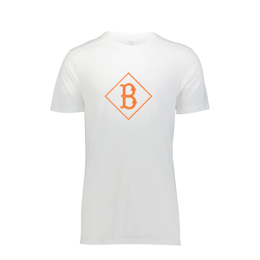 [FTSCUBWH-AS-LOGO2] Decker Men's Tri-Blend T-Shirt - Short Sleeve (Adult S, White, Logo 2)