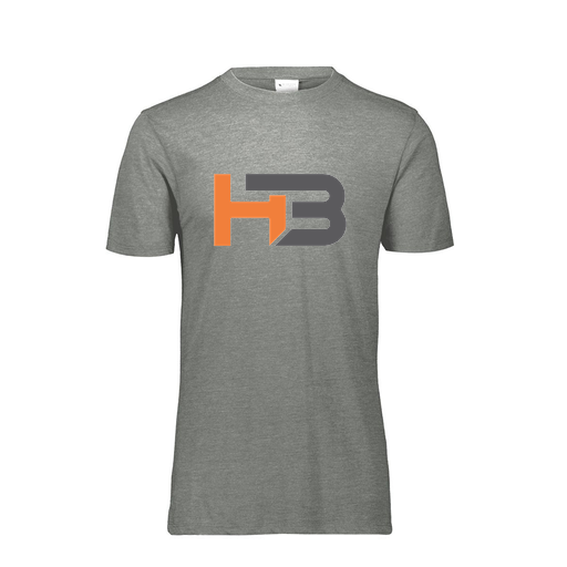 [FTSCUBGY-AS-LOGO1] Decker Men's Tri-Blend T-Shirt - Short Sleeve (Adult S, Gray, Logo 1)