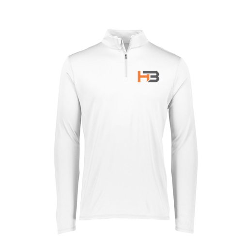 [2785.005.S-LOGO1] Men's Flex-lite 1/4 Zip Shirt (Adult S, White, Logo 1)