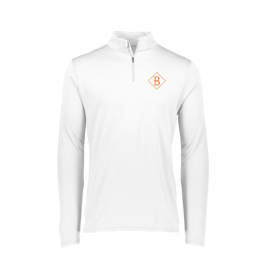 [2785.005.S-LOGO2] Men's Flex-lite 1/4 Zip Shirt (Adult S, White, Logo 2)