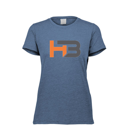 [FTSCUBNV-FAXS-LOGO1] Decker Women's Tri-Blend T-Shirt - Short Sleeve (Female Adult XS, Navy, Logo 1)