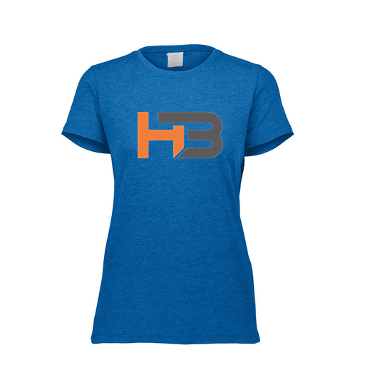 [FTSCUBRY-FAXS-LOGO1] Decker Women's Tri-Blend T-Shirt - Short Sleeve (Female Adult XS, Royal, Logo 1)