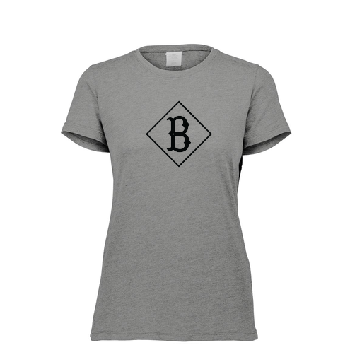 [FTSCUBGY-FAXS-LOGO3] Decker Women's Tri-Blend T-Shirt - Short Sleeve (Female Adult XS, Gray, Logo 3)