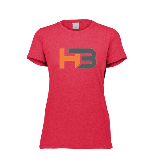 [3067.V96.XS-LOGO1] Ladies Ultra-blend T-Shirt (Female Adult XS, Red, Logo 1)