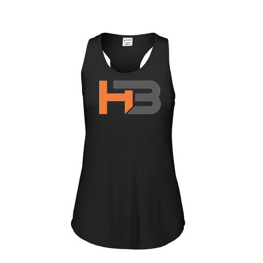 [3078.K94.S-LOGO1] Ladies Tri Blend Tank Top (Female Adult S, Black, Logo 1)