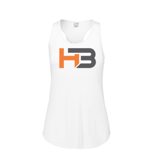 [3078.005.S-LOGO1] Ladies Tri Blend Tank Top (Female Adult S, White, Logo 1)