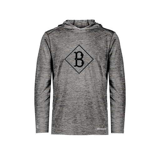 [FOLHCGBK-YS-LOGO3] Decker Youth Charge Hoodie (Youth S, Black, Logo 3)