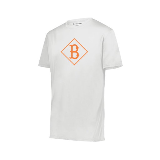 [222818.005.S-LOGO2] Men's Movement Dri Fit Shirt (Adult S, White, Logo 2)