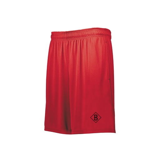 [229511.083.XS-LOGO3] Decker Men's Swift Short (Adult XS, Red, Logo 3)