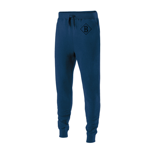 [229548.065.XS-LOGO3] Men's 60/40 Fleece Jogger (Adult XS, Navy, Logo 3)