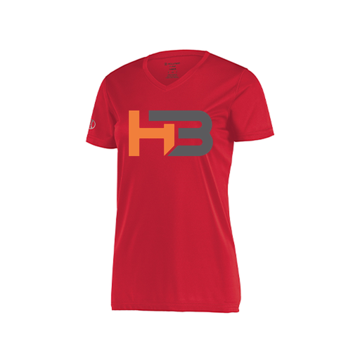 [222820.083.S-LOGO1] Ladies Movement Dri Fit Shirt (Female Adult S, Red, Logo 1)