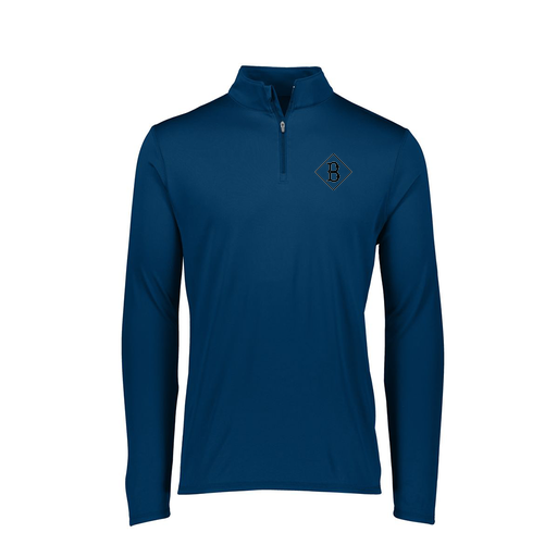 [FTLQFLNV-FAXS-LOGO3] Decker Women's Flex-Lite 1/4 Zip Shirt (Female Adult XS, Navy, Logo 3)