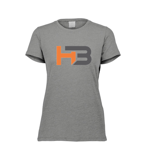 [FTSCUBGY-FAXS-LOGO1] Decker Women's Tri-Blend T-Shirt - Short Sleeve (Female Adult XS, Gray, Logo 1)