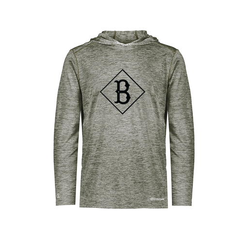 [FOLHCGGY-AS-LOGO3] Decker Men's Charge Hoodie (Adult S, Gray, Logo 3)