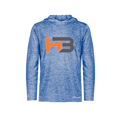 [FOLHCGRY-YS-LOGO1] Decker Youth Charge Hoodie (Youth S, Royal, Logo 1)