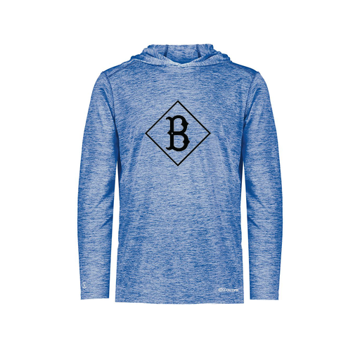 [FOLHCGRY-YS-LOGO3] Decker Youth Charge Hoodie (Youth S, Royal, Logo 3)