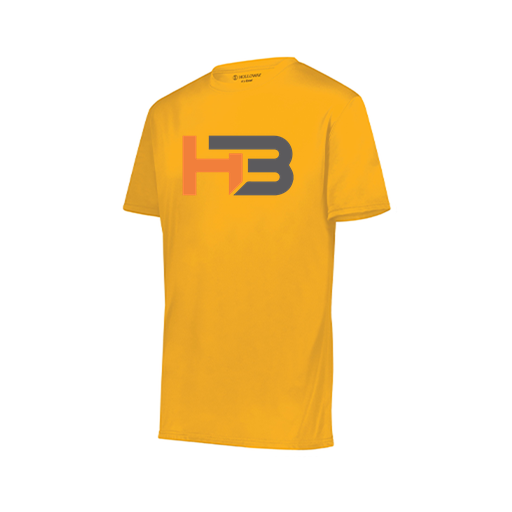 [222819.025.XXS-LOGO1] Youth Movement Dri Fit Shirt (Youth XXS, Athletic Gold, Logo 1)