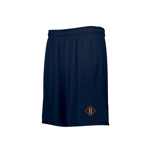 [229611.065.S-LOGO2] Decker Youth Swift Short (Youth S, Navy, Logo 2)